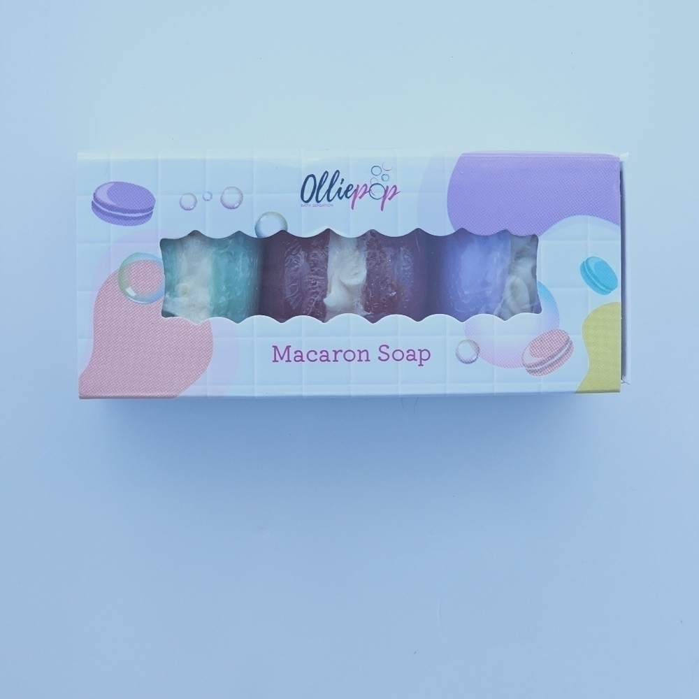 OlliePop macaroni soap 3 piece gift set - Picture 7 of 7